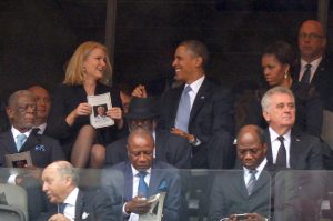 Barak Obama e Helle Thorning-Schmidt |© ALEXANDER JOE/AFP/Getty Images