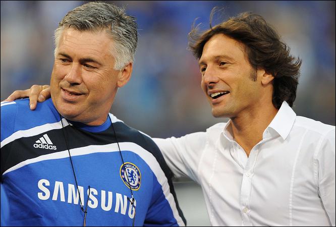 Ancelotti e Leonardo