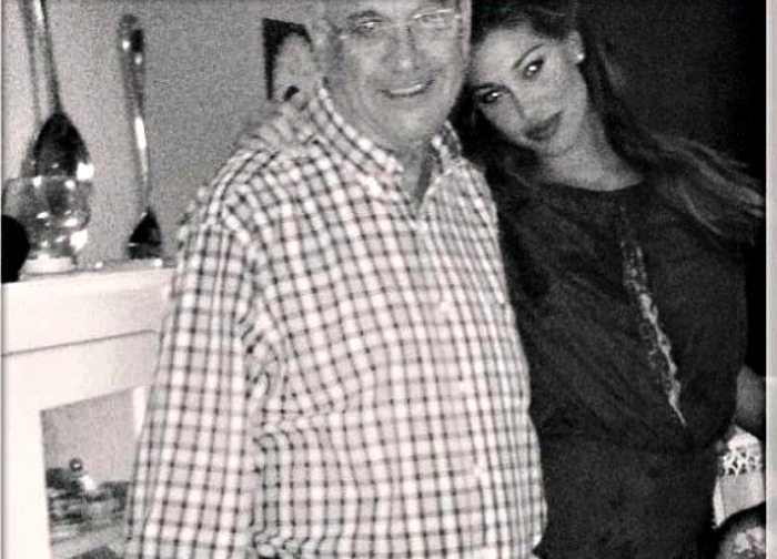 Belen Rodriguez e il nonno Josè | © Instagram