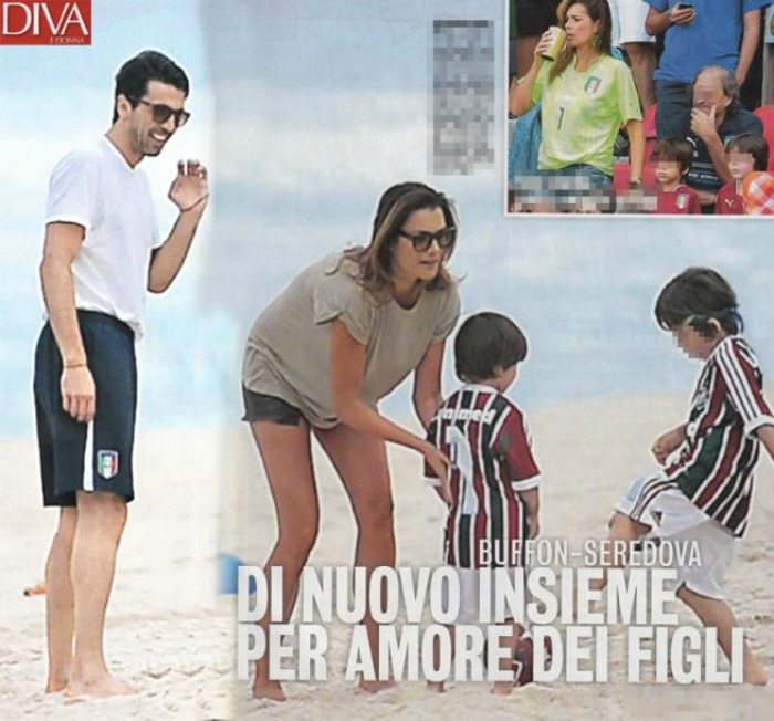 Gigi Buffon e Alena Seredova in Brasile | Diva e Donna