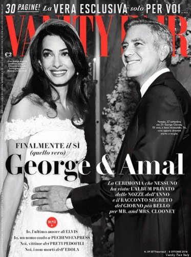 George Clooney e Amal Alamuddin | © Vanity Fair