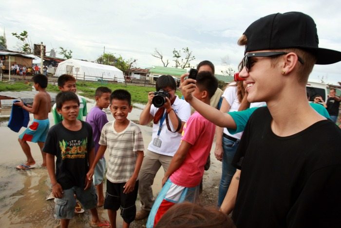 Justin Bieber nelle Filippine | © Jeoffrey Maitem / Getty Images