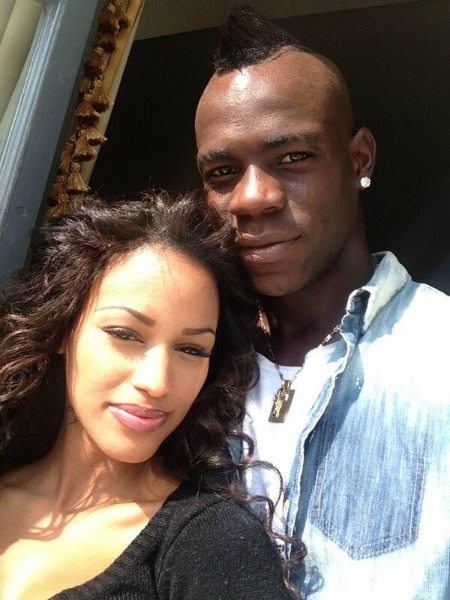 Mario Balotelli e Fanny Neguesha | © Twitter