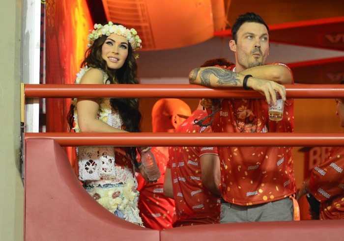 Megan Fox e Brian Austin Green | © CHRISTOPHE SIMON / Getty Images