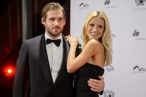 Michelle Hunziker e Tomaso Trussardi | ©  FABRICE COFFRINI /Getty Images 