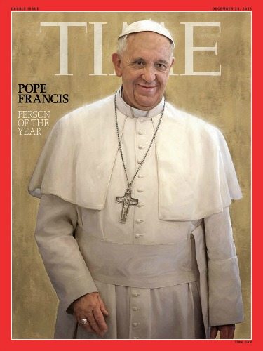 Papa Francesco sulla cover del Time