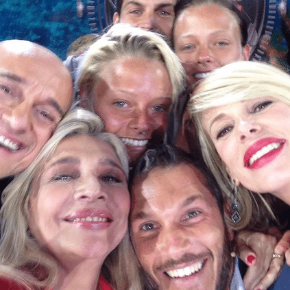 Mara Venier, Alfonso Signorini, Alvin, Alessia Marcuzzi, le Donatella e Brice Martinet | © Twitter