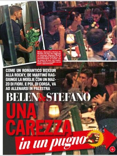 Stefano De Martino e Belen Rodriguez | © Chi