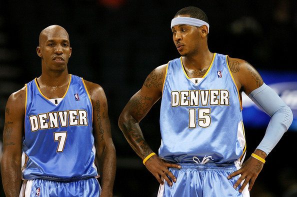 Chauncey Billups e Carmelo Anthony