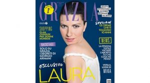 Laura Pausini sulla copertina di Grazia