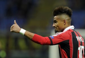 Kevin Prince Boateng AC Milan v Malaga CF - UEFA Champions League