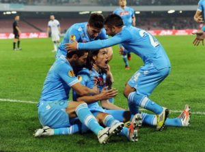 Edinson Cavani SSC Napoli v FC Dnipro Dnipropetrovsk - UEFA Europa League