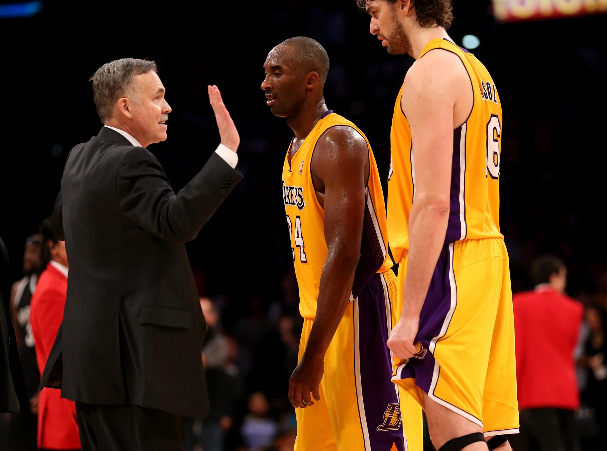 Mike D'Antoni, Kobe Bryant e Pau Gasol