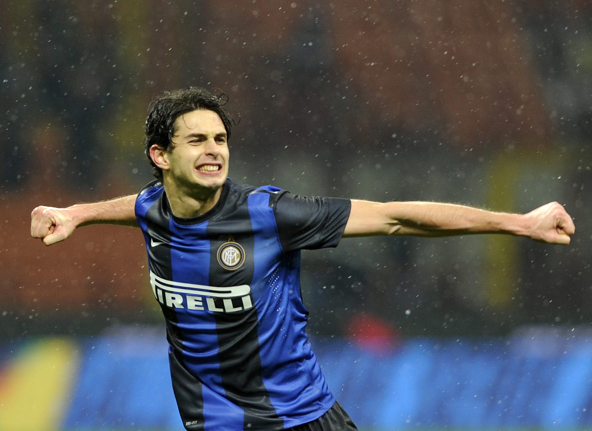 Inter-Bologna 3-2, Ranocchia festeggia gol decisivo | © Claudio Villa/Getty Images