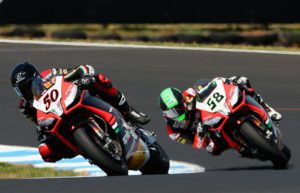 Sylvain Guintoli e Eugene Laverty 