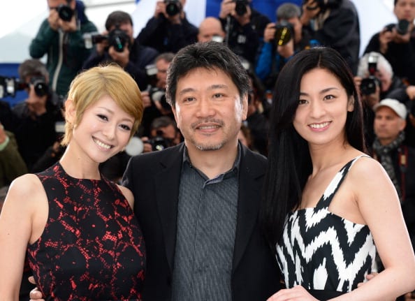 Yoko Maki, Hirokazu Koreeda e Machiko Ono | © Pascal Le Segretain/Getty Images