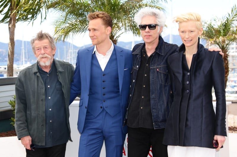 John Hurt, Tom Hiddleston, Jim Jarmusch e Tilda Swinton | © Vittorio Zunino/Getty Images