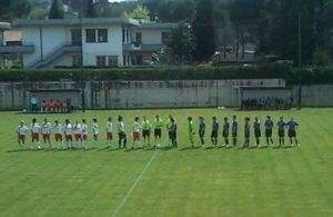 Firenze e Cuneo prima del calcio d'inizio