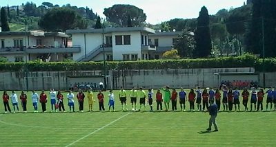 Firenze ed Orobica prima del calcio d'inizio