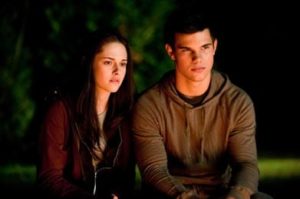 Kristen Stewart e Taylor Lautner (Bella e Jacob)