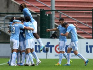 Esultanza della Lazio al gol di Hernanes all'ultimo respiro del match | © Dino Panato / Getty Images