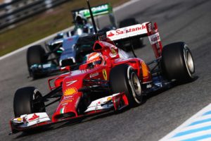 La Ferrari F14 T di Kimi Raikkonen a Jerez | © Mark Thompson / Getty Images