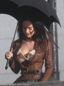 Megan Fox sul set di "Jonah Hex"