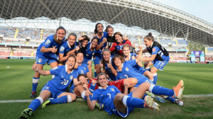 La gioia delle Azzurrine | Foto Twitter