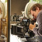 Quentin Tarantino directing a scene from ONCE UPON A TIME IN HOLLYWOOD.