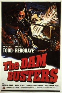 Locandina di "the Dam Busters" di Michael Anderson, 1955