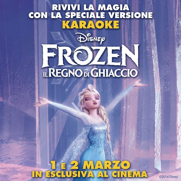 Frozen - Il regno di ghiaccio in versione karaoke