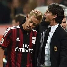 Keisuke Honda e Pippo Inzaghi