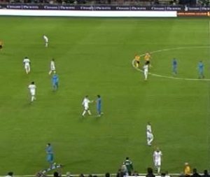 La delusione al fischio finale di Inter-St.Etienne