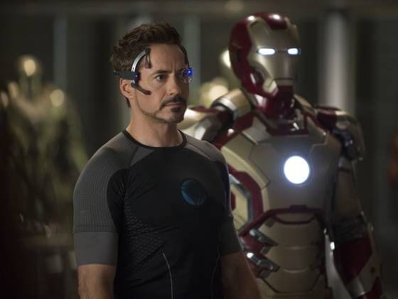 Robert Downey Jr. in un'immagine di Iron Man 3