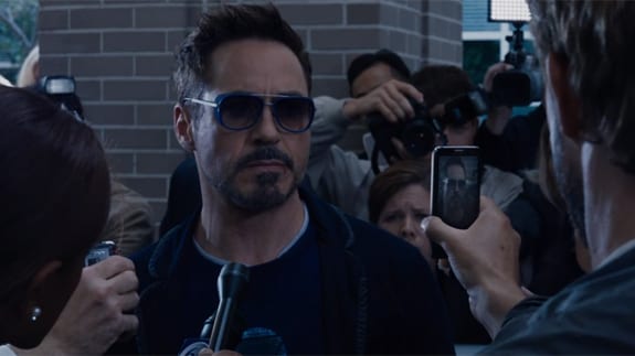 Robert Downey Jr. nella prima clip di Iron Man 3