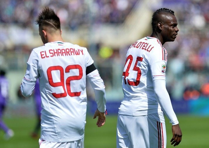 Balotelli ed El Sharaawy, possibili protagonisti della giornata 34 in serie A ©ALBERTO PIZZOLI/AFP/Getty Images