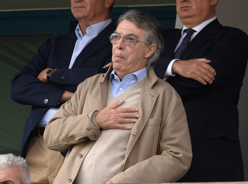 Massimo Moratti cede l'Inter a Thorir | © Getty Images