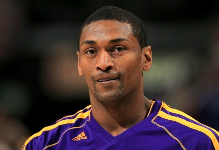 Metta World Peace, con Bargnani ai Knicks ©Pensinger/Getty Images