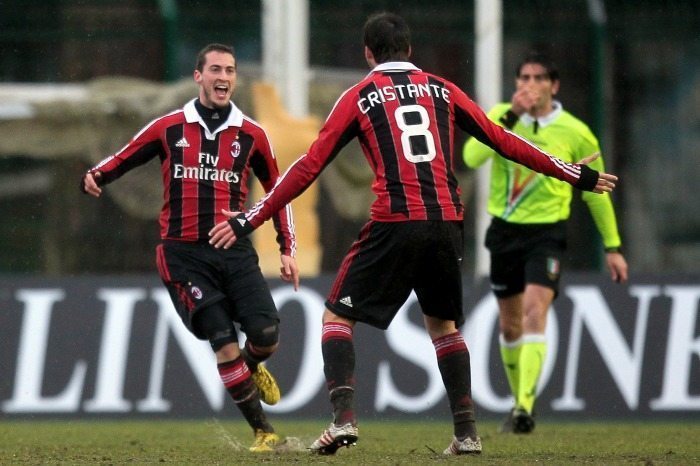 Cristante e Ganz, i due gioielli del Milan Primavera | © Gabriele Maltinti/Stringer / Getty Images