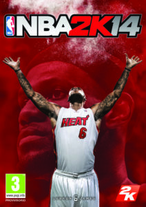 LeBron James nella copertina di NBA 2K14 