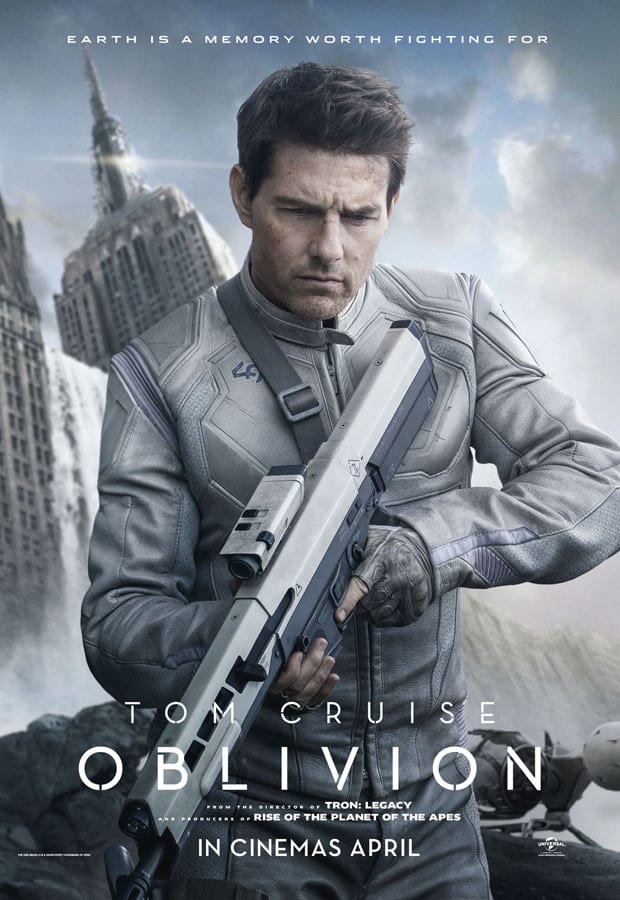 Tom Cruise nel nuovo poster di Oblivion