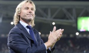 Pavel Nedved martedì sera allo Juventus Stadium | Foto Twitter