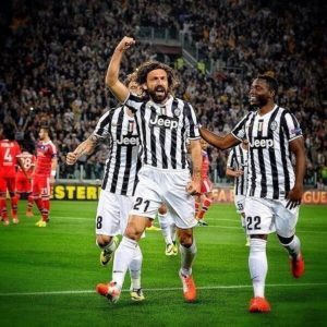 L'esultanza di Andrea Pirlo