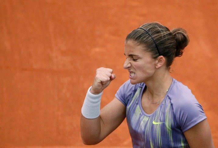 La grinta di Sara Errani ©KENZO TRIBOUILLARD/AFP/Getty Images