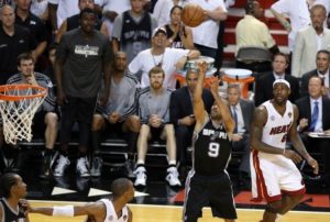 Tony Parker in Gara 1 delle NBA Finals 2013