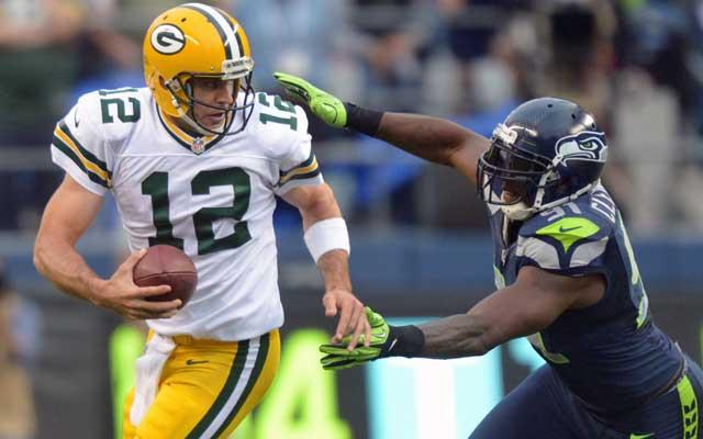 Aaron Rodgers Quarterback di Green Bay in azione | Foto Twitter