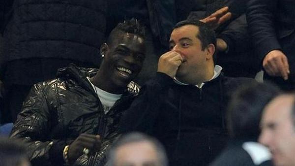 Mario Balotelli e Mino Raiola | Foto Twitter