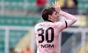 L'esultanza di Belotti dopo il gol vittoria di oggi