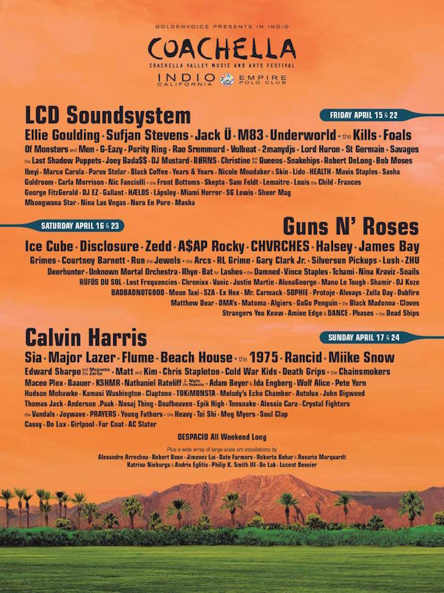 Guns 'N Roses reunion al Coachella