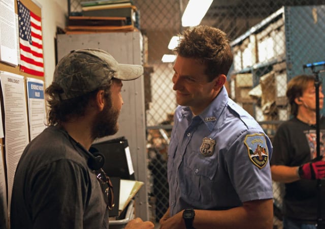 Bradley Cooper e Derek Cianfrance sul set di Come un tuono